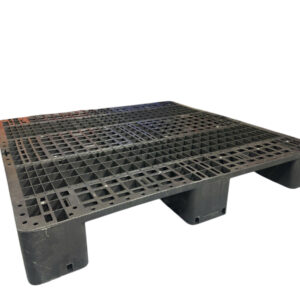 PALLET 3 CHÂN 1100X1100X150 TÁI SINH ĐEN